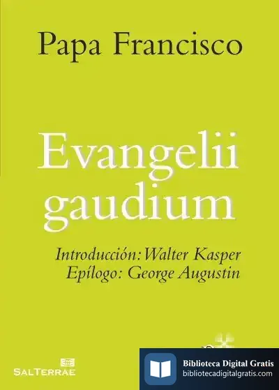 Descargar Evangelii Gaudium. Papa Francisco