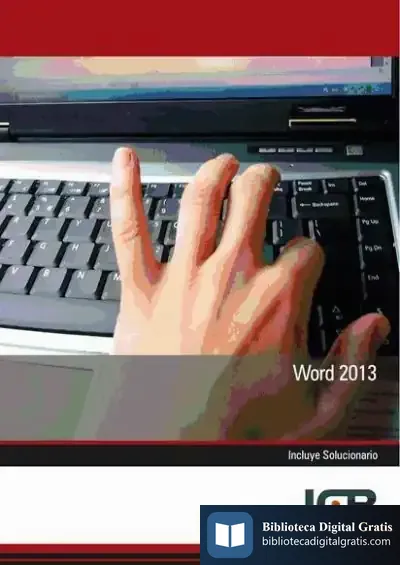 Descargar Manual Word 2013 de Ainoa Celaya