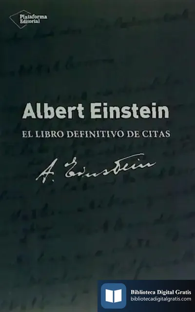 Descargar Albert Einstein Libro Definit De Citas de Albert Einstein
