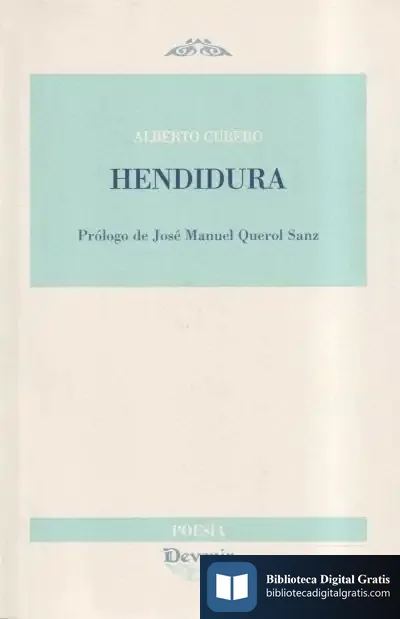 Descargar Hendidura de Alberto Cubero
