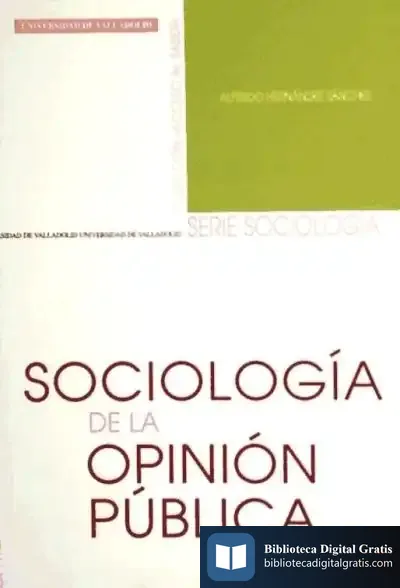 Descargar Sociología De La Opinión Pública