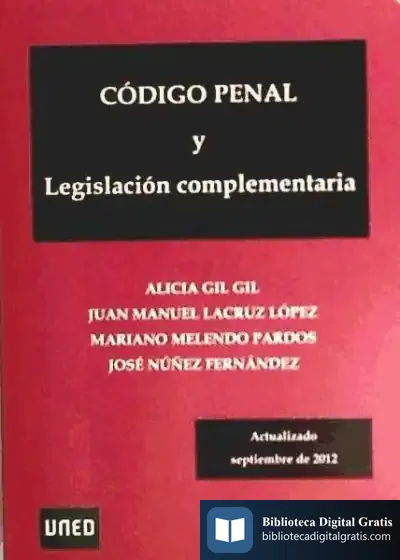 Descargar Código Penal Y Legislación Complementaria de Alicia Gil Gil