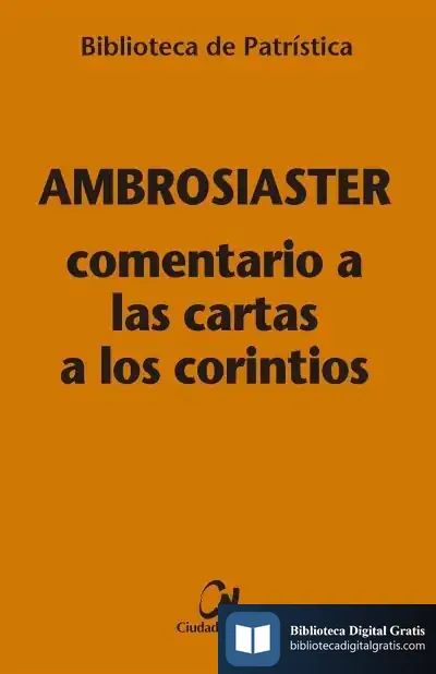 Descargar Comentario A Las Cartas A Los Corintios [Bpa, 104]