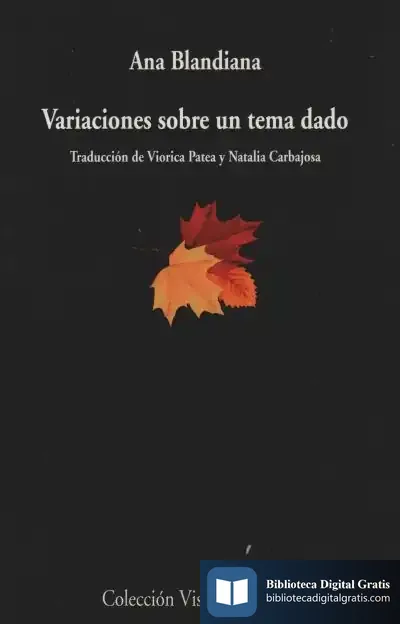 Descargar Variaciones Sobre Un Tema Dado de Ana Blandiana