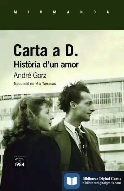 Descargar Carta A D. Història D'Un Amor de André Gorz