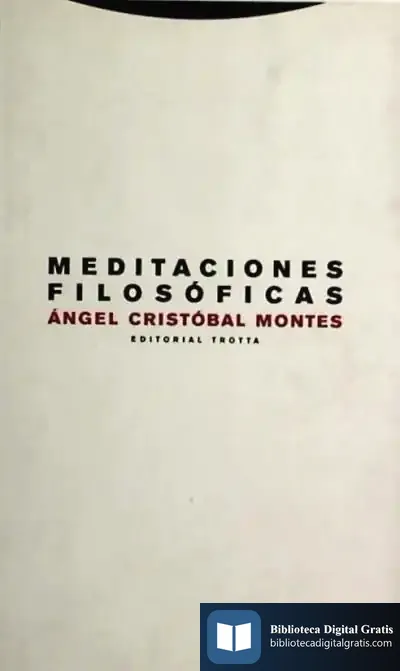 Descargar Meditaciones Filosóficas de Arabela de la Nuez Cruz