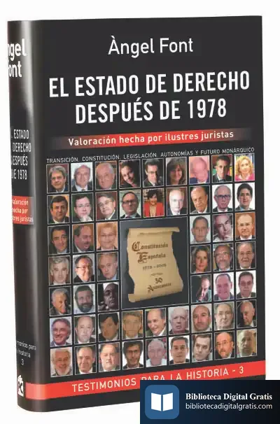 Descargar El Estado De Derecho Después De 1978 de Àngel Font