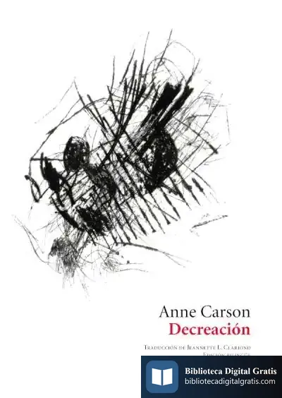 Descargar Decreación de Anne Carson