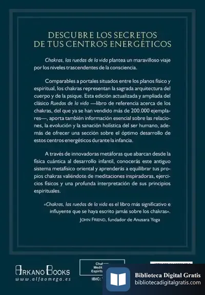Descargar Chakras, Las Ruedas De La Vida de Anodea Judith