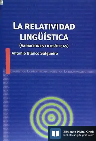 Descargar La Relatividad Lingüística