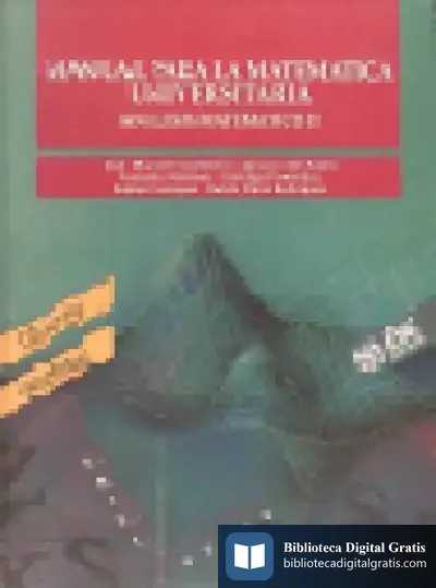 Descargar Manual Para La Matemática Universitaria de Varios Autores