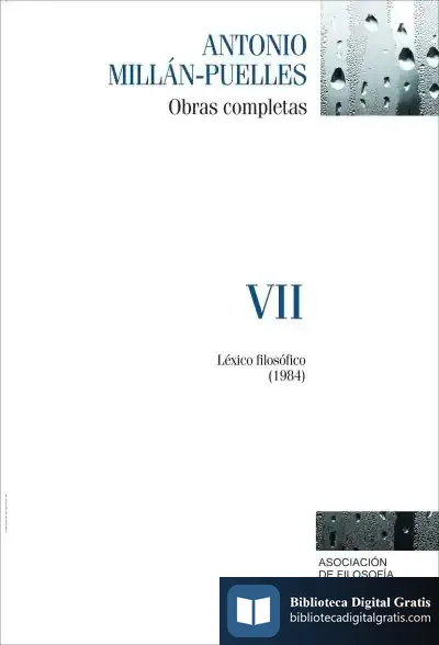 Descargar Millán-Puelles Vii. Obras Completas de Antonio Millán Puelles