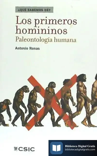 Descargar Los Primeros Homininos de Antonio Rosas González