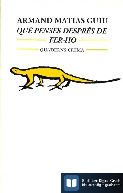 Descargar Què Penses Després De Fer-Ho de Ramón Rubio