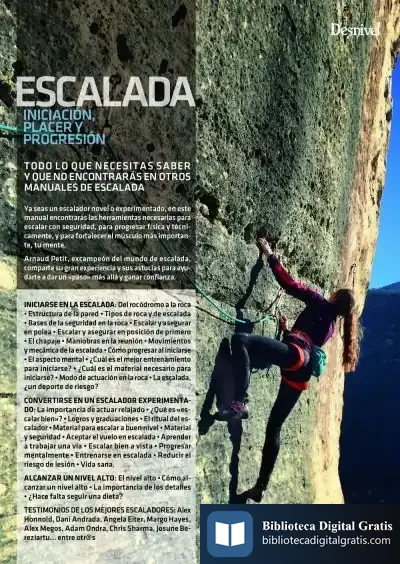 Descargar Escalada: Iniciación, Placer Y Progresión de Arnaud Petit