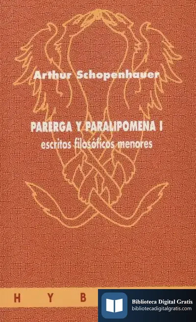 Descargar Parerga Y Paralipomena I de Cristina Aced