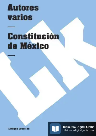 Descargar Constitución De México de Fernando Bonete Vizcaíno