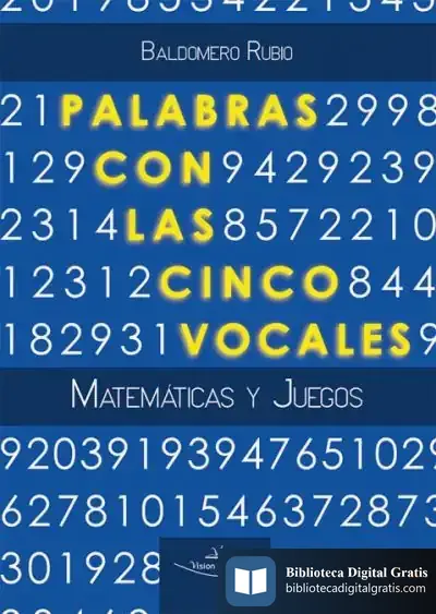 Descargar Palabras Con Las Cinco Vocales de Baldomero Rubio Segovia