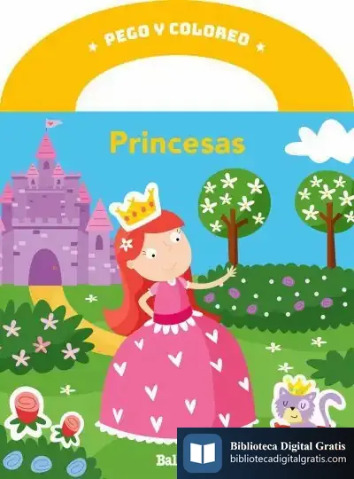 Descargar Pego Y Coloreo - Princesas de Ballon