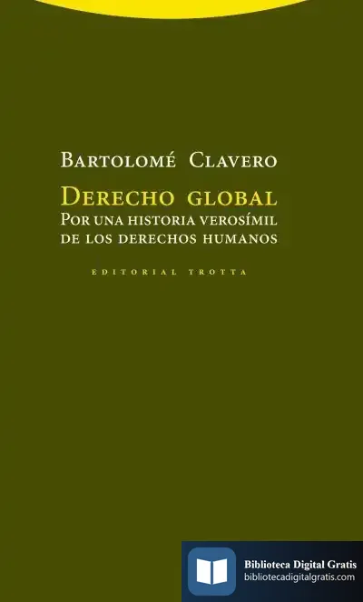 Descargar Derecho Global de Bartolomé Clavero