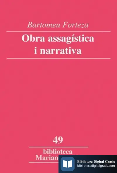 Descargar Obra Assagística I Narrativa