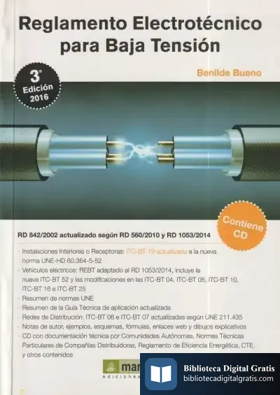 Descargar Reglamento Electronico De Baja Tension de Benilde Bueno González