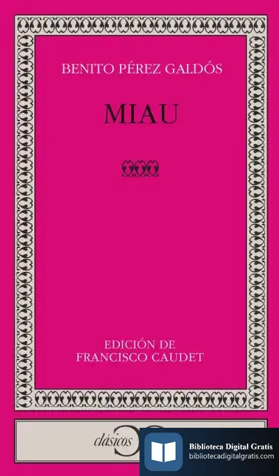 Descargar Miau de Benito Pérez Galdós