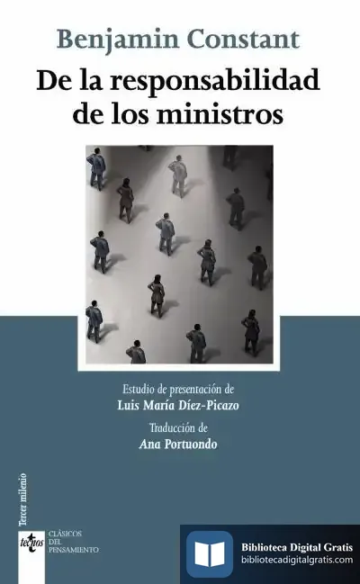 Descargar De La Responsabilidad De Los Ministros