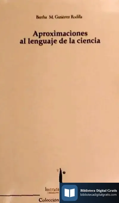 Descargar Aproximaciones Al Lenguaje De Las Ciencias de María José Solas