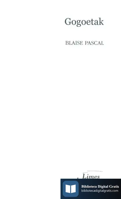 Descargar Gogoetak de Blaise Pascal