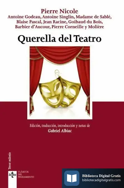 Descargar Querella Del Teatro de Blaise Pascal