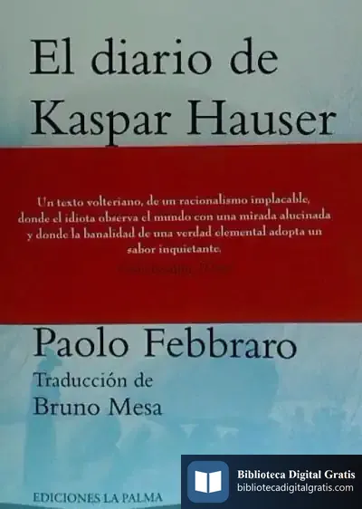 Descargar El Diario De Kaspar Hauser