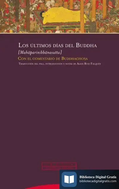 Descargar Los Últimos Días Del Buddha de Buddhaghosa