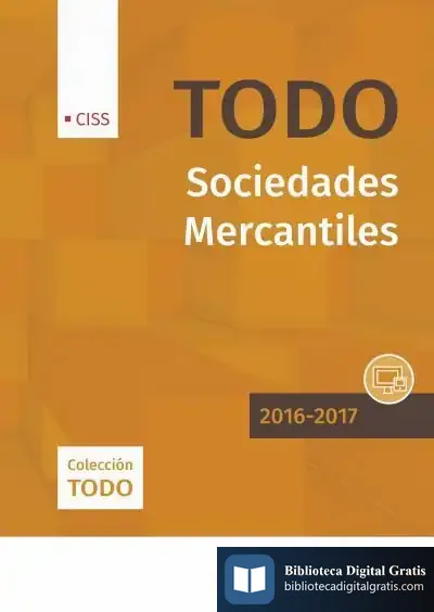 Descargar Todo Sociedades Mercantiles 2016-2017, Edición Oct