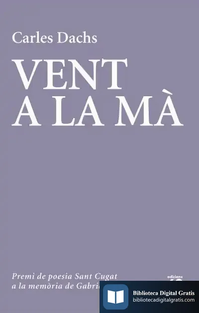 Descargar Vent A La Mà de Carles Dachs Clotet