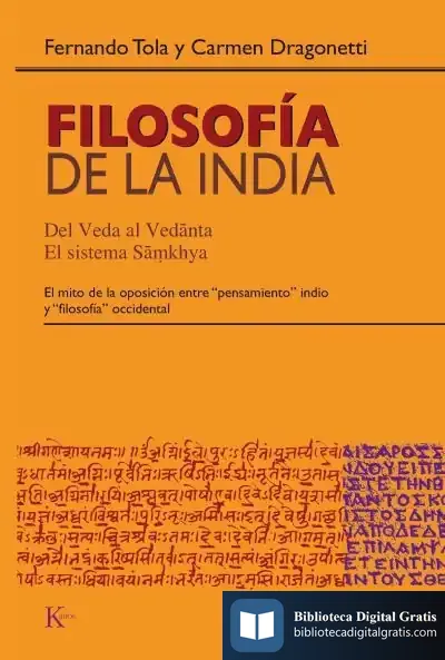 Descargar Filosofía De La India