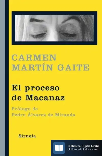Descargar El Proceso De Macanaz de Carmen Martín Gaite