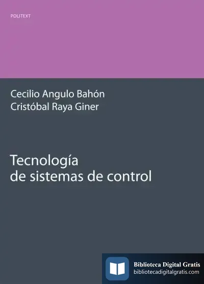 Descargar Tecnología De Sistemas De Control de Sonia Alins