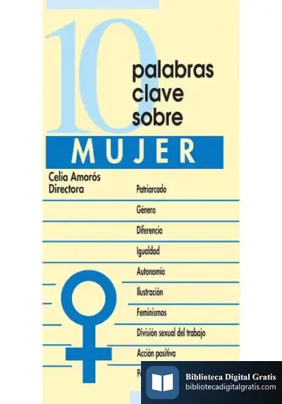 Descargar 10 Palabras Clave Sobre Mujer de Celia Amorós
