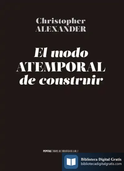 Descargar El Modo Atemporal De Construir