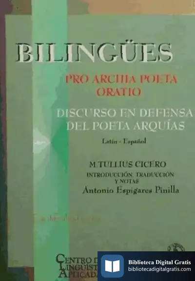 Descargar Pro Archia Poeta Oratio de Cicerón