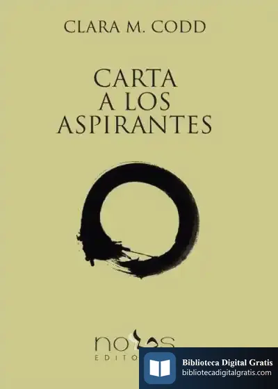 Descargar Carta A Los Aspirantes de Clara M. Codd