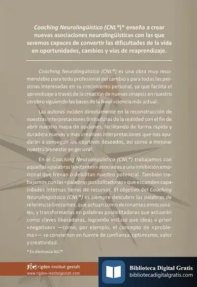 Descargar Coaching Neurolingüístico (Cnl®)