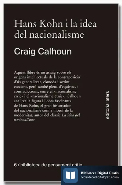 Descargar Hans Kohn I La Idea Del Nacionalisme