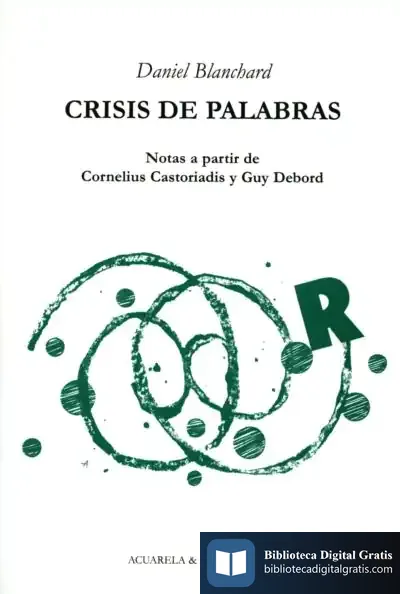 Descargar Crisis De Palabras