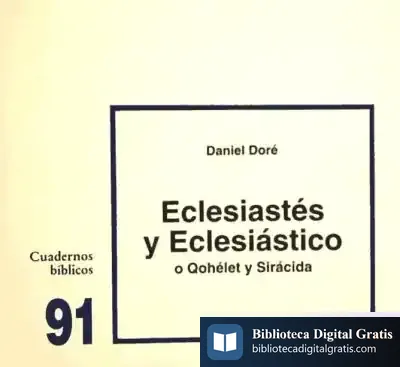 Descargar Eclesiastés Y Eclesiástico (O Qohélet Y Sirácida) de Genoveva García
