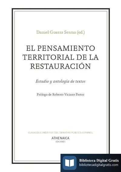 Descargar El Pensamiento Territorial De La Restauración