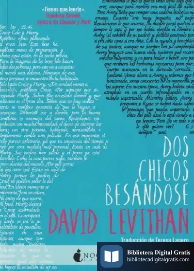 Descargar Dos Chicos Besándose de David Levithan