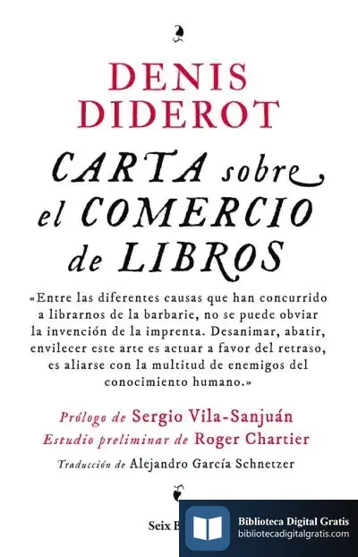 Descargar Carta Sobre El Comercio De Libros