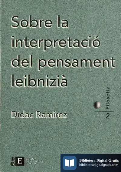 Descargar Sobre La Interpretació Del Pensament Leibnizià de Ricardo Guastini